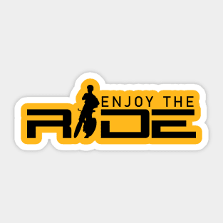 Enjoy The Ride Sticker